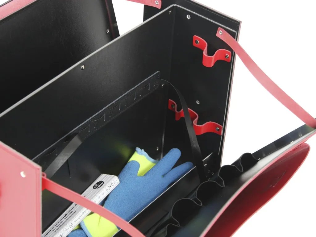 Elektro-Meistertasche FAVORIT 7123 Rot, 29 Liter