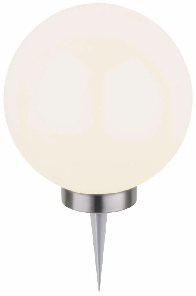 Solar Kugel mit weißer und Farbwechsel LED - 15cm