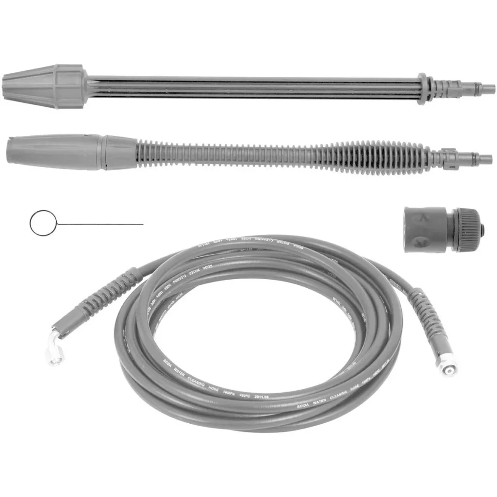 Deltafox Hochdruckreiniger - 2100W - max. Druck 150 bar - 6m Schlauch und 5m Kabel - 35x33x62cm