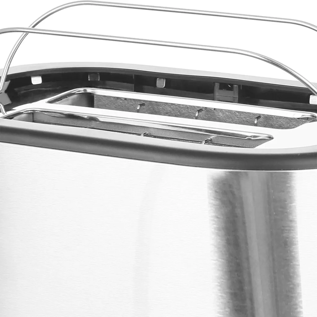 Toaster, Edelstahl „TO-122830“, für 2 Scheiben, 1000 Watt