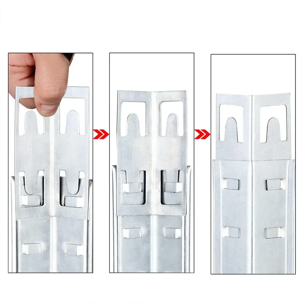 2 Stück Metallregal mit 4 Fachböden - 700kg Kapazität - (HxBxT) 160x90x40 cm - 175kg pro Fachboden
