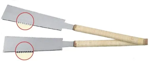 Ryoba Zugsäge 240 mm, Blattbreite 80 mm