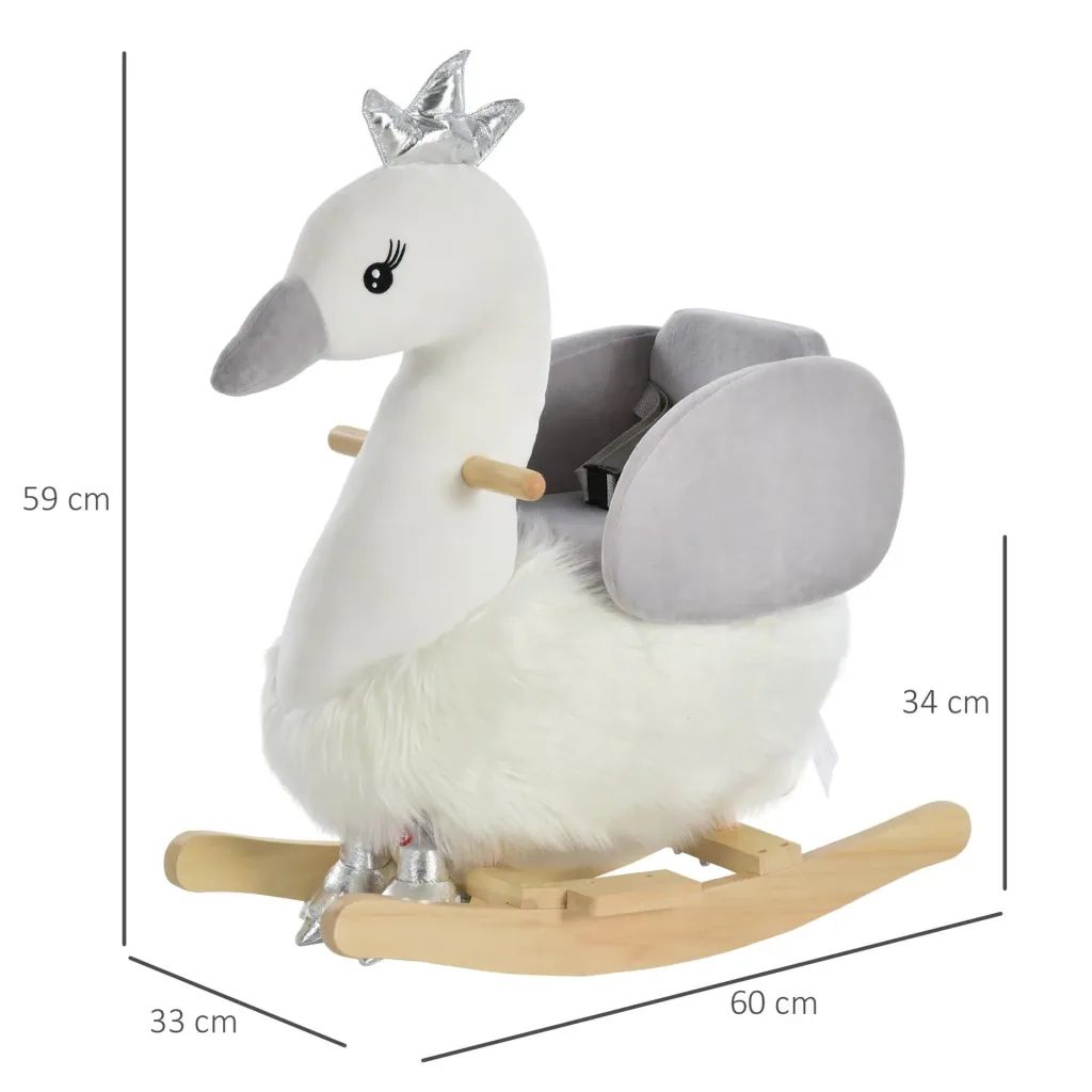 Schaukeltier als Schwan