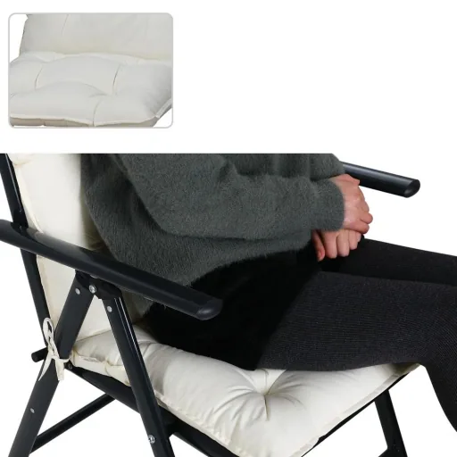 Sitzkissen 6er Set Cozy Vanamo Creme 129x53x10cm
