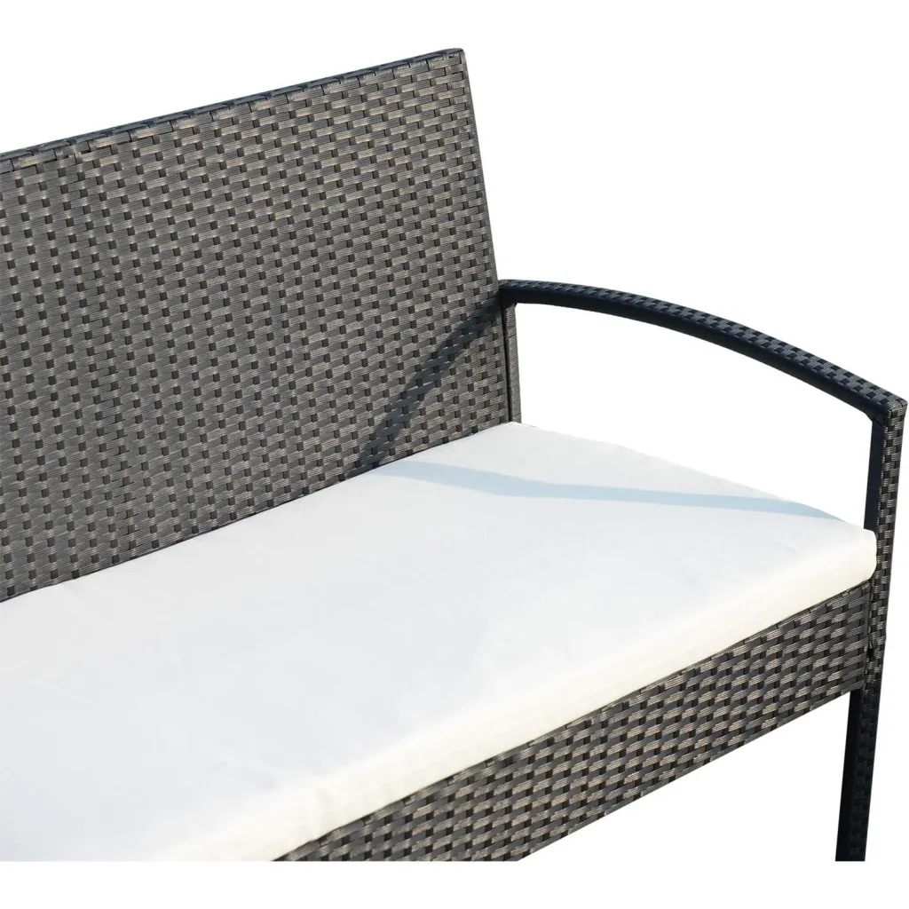 Polyrattan Sitzgruppe als 7-teiliges Set