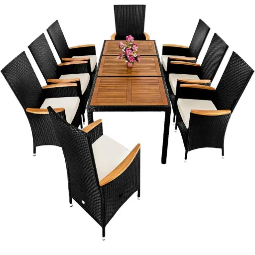Einrichtungsset Verona Premium Deluxe - 17-teilig - Schwarz