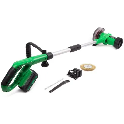 Akku-Unkrautbürste - 100 mm - 2000mAh - 20V - inkl. 2 Bürsten