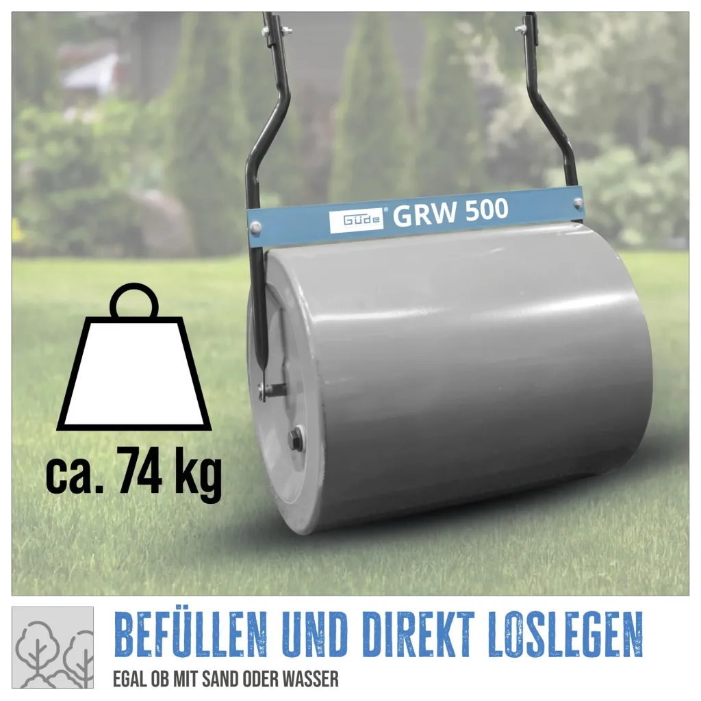 Rasenwalze GRW 500, 495 mm Arbeitsbreite