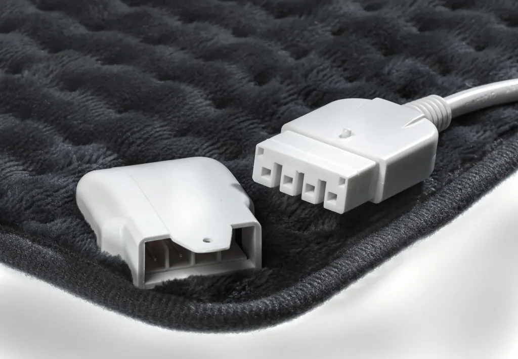 Elektrische Heizmatte / Heizdecke mit 4 Heizstufen, Flanell-Fleece, 30 x 60 cm, 110 Watt