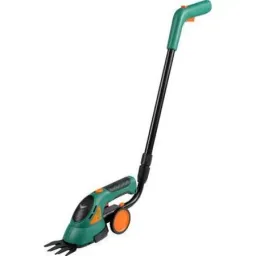 Accu-Gras- und Strauchschere mit Griff und Rädern - 85 cm - Inklusive Akku und Ladegerät