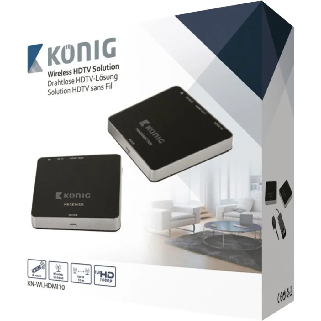 5 GHz Wireless-HDMI-Transmitter 1080p / 3D - Reichweite 30 m