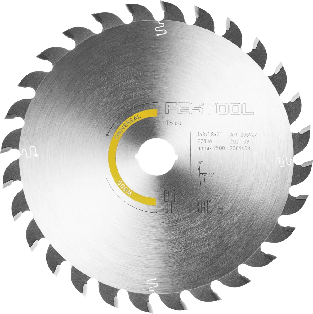 Kreissägeblatt Holz HW 168x1,8x20 28 Z