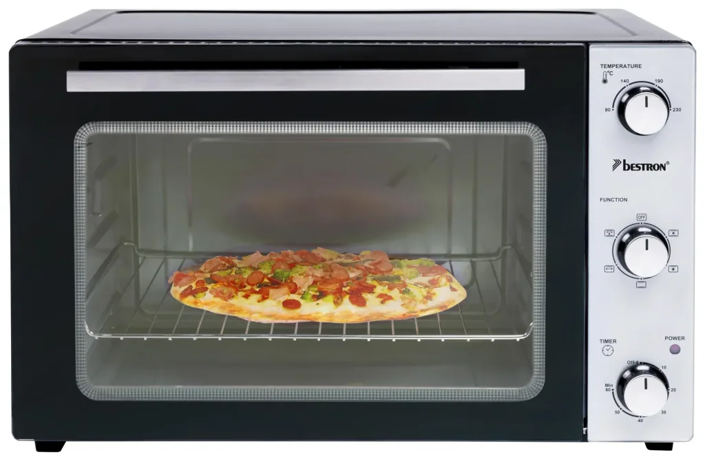 Grill-Backofen mit Drehspieß, Umluftfunktion, 45 Liter, 1800 Watt