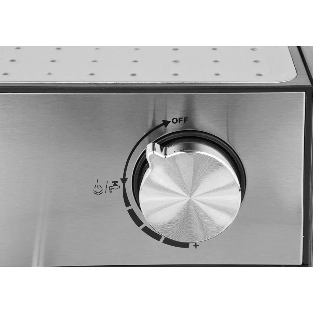Kolbenmaschine mit Aufschäumer - 850W - 1,6 L - Edelstahl