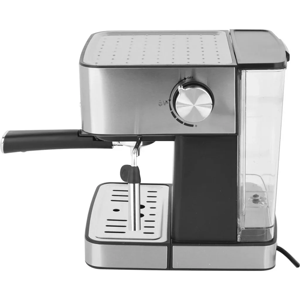 Kolbenmaschine mit Aufschäumer - 850W - 1,6 L - Edelstahl