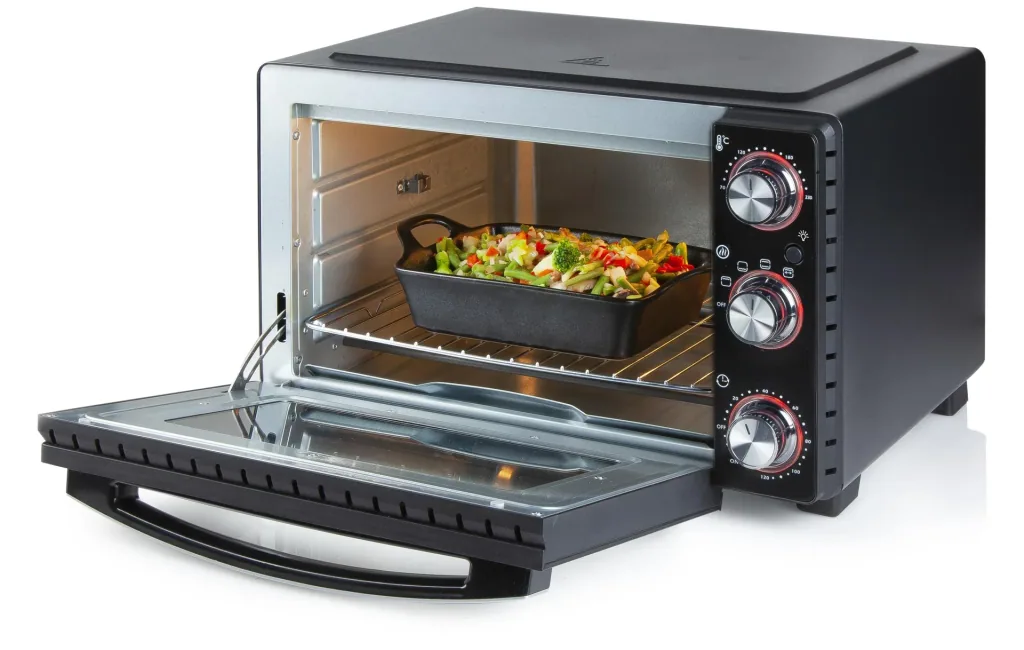 XXL Grill-/ Backofen mit Timer Drehspieß , 28 Liter