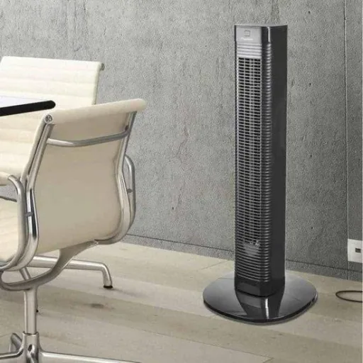 Torenventilator - 2 Stück - 50W Schwarz 80cm