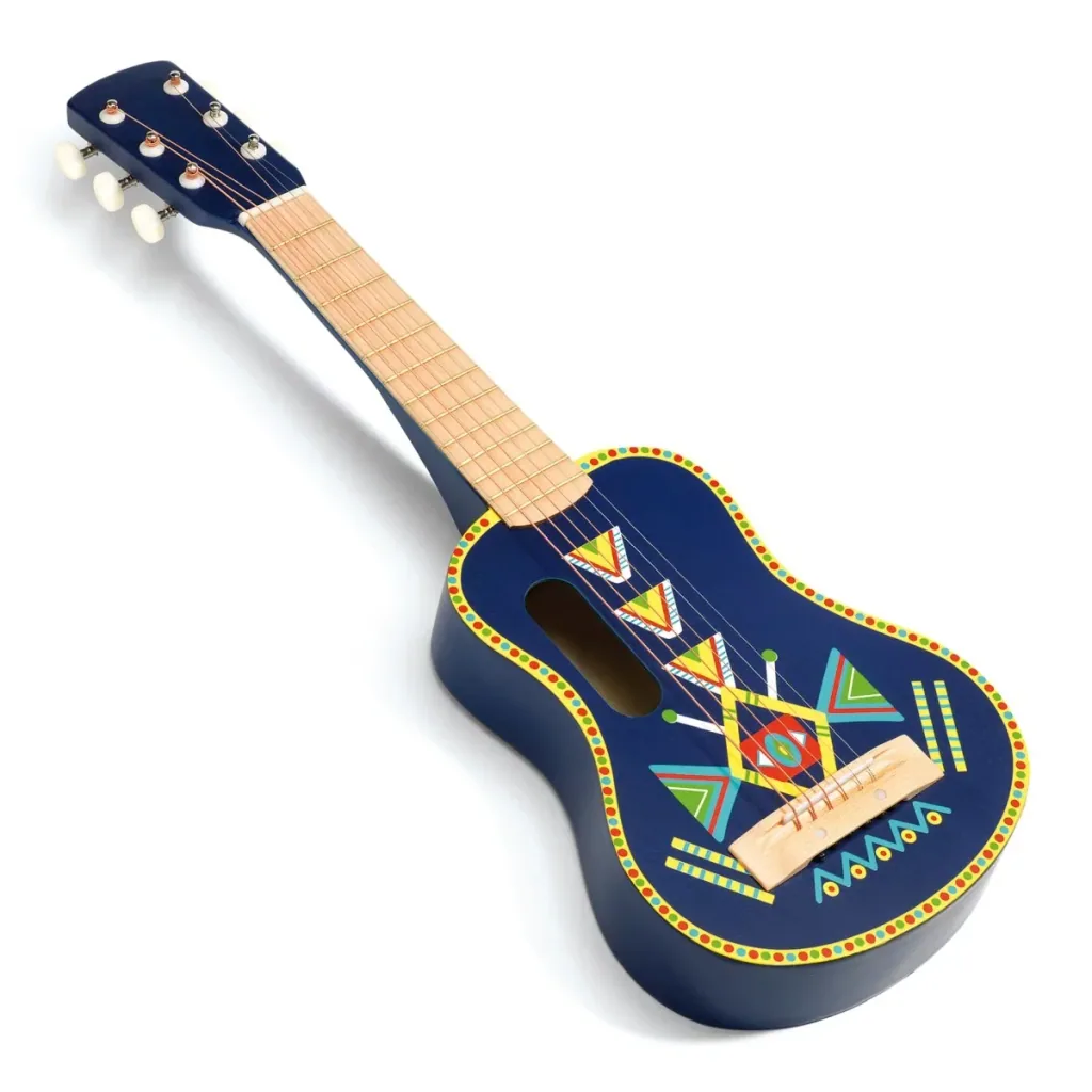 Djeco Spielzeuginstrument, Musikspielzeug, Kindergitarre - Animambo: Gitarre