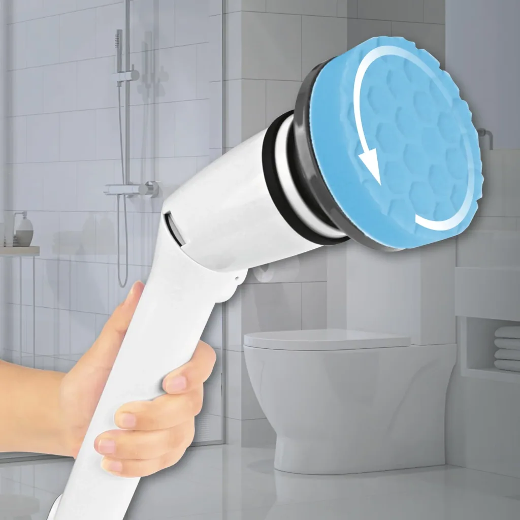 Akku-Reinigungsbürste, ausziehbar 78-105 cm, 2500 mAh