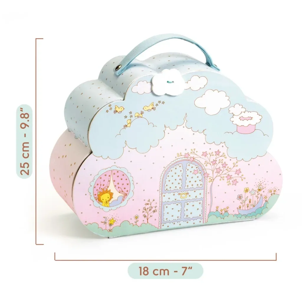Djeco Kinderspielzeug, Puppenhaus, Dollhouse - Tinyly: Sunny & Mia Haus