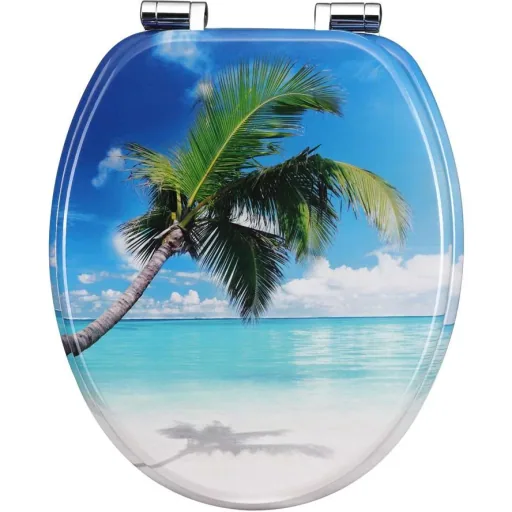 MDF-Toilettensitz mit Absenkautomatik Strand