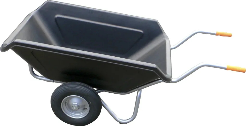 Großmulden-Schubkarre "Maxima", 250 Liter, 2 Lufträder