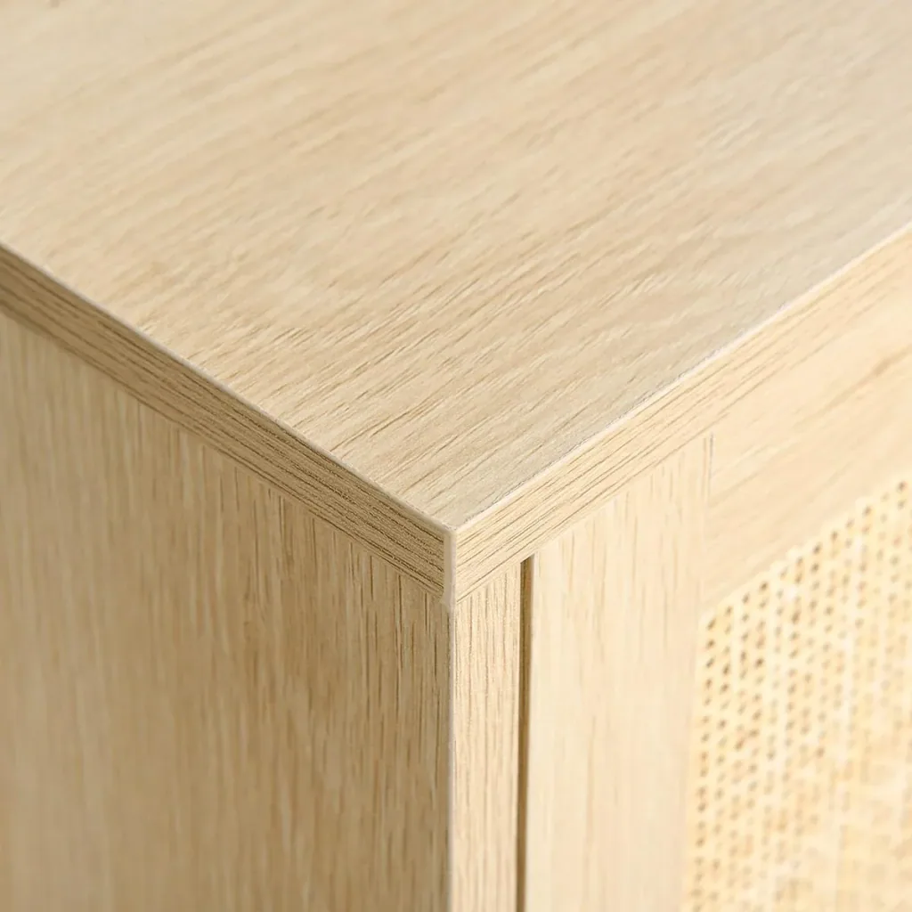 Fernsehschrank mit Rattanoptik natur