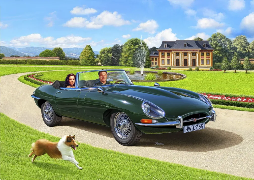 Model Set Jaguar E-Type Roadster