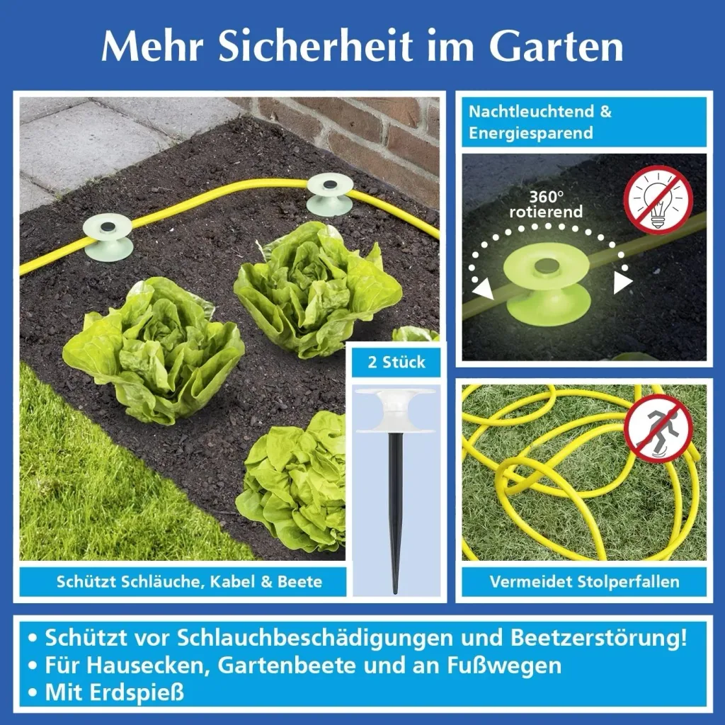 Schlauchführung, leuchtend, 2er