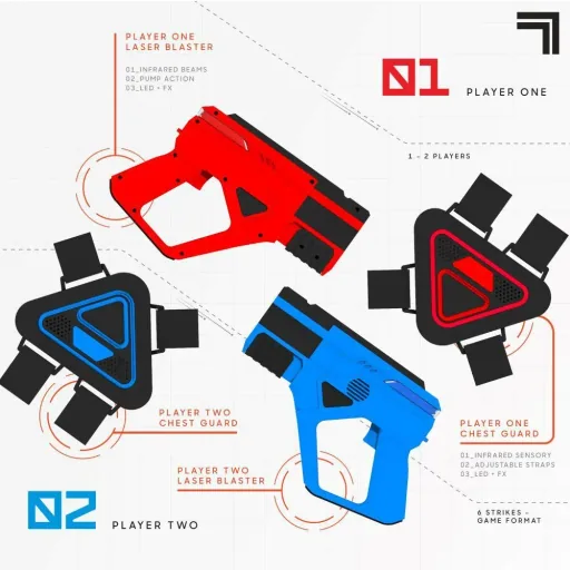 Sharper Image Laser Tag - Schießspiel - 2 Personen