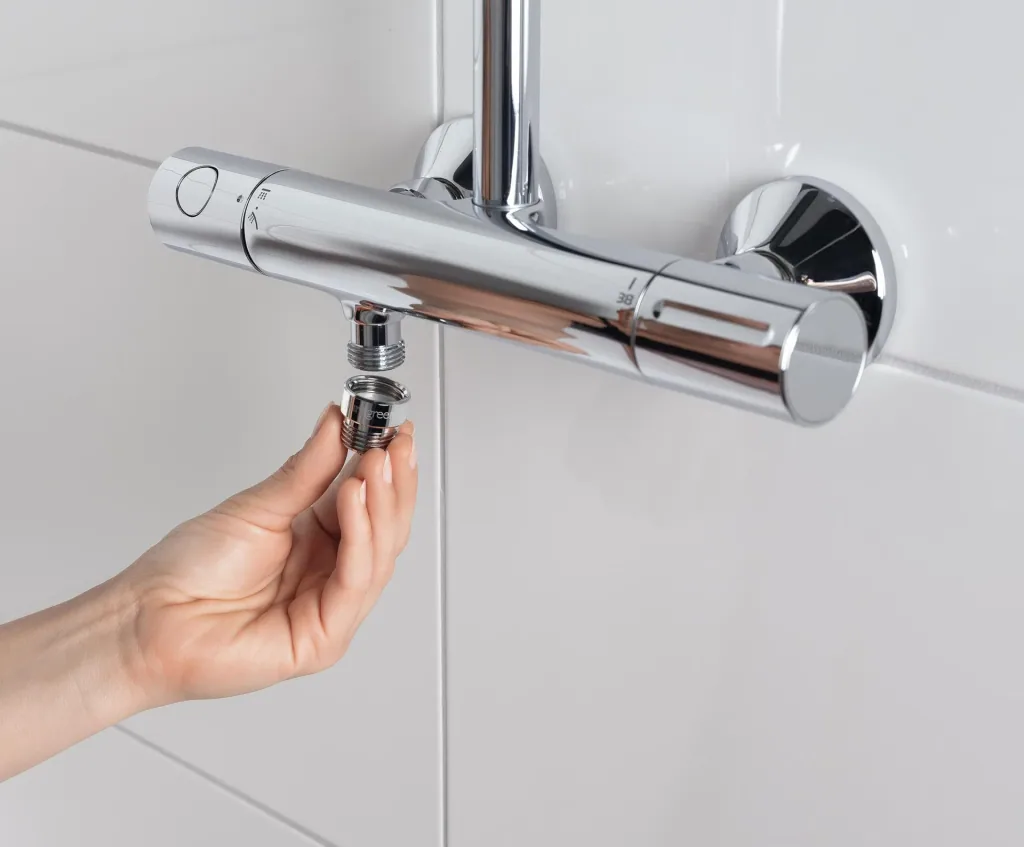 Wassersparer für die Dusche