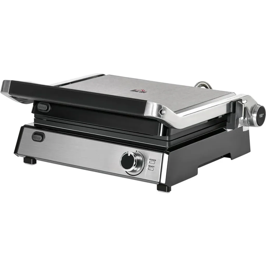 Kontaktgrill - Silber/Schwarz - 36,6 x 35,7 x 16,2 cm