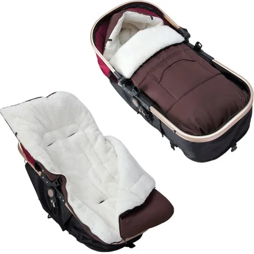 Babytrage Fußsack Braun | Tedd