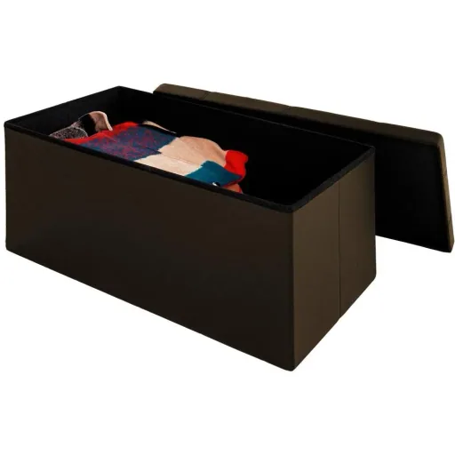 Klappbare Bank/Sitzhocker MDF 80x40x40 cm braun