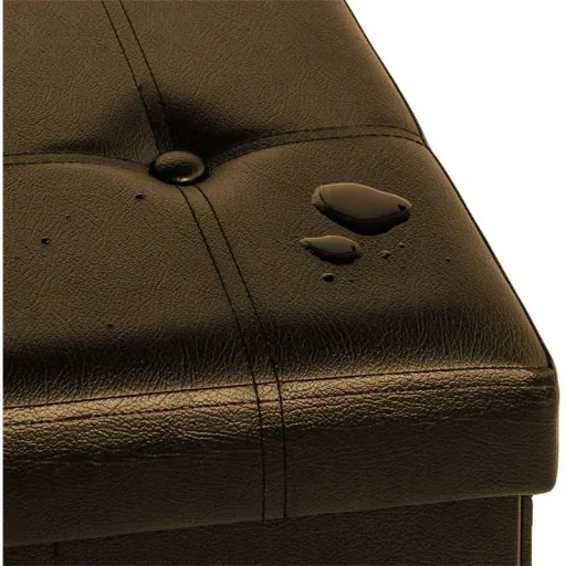 Klappbare Bank/Sitzhocker MDF 80x40x40 cm braun