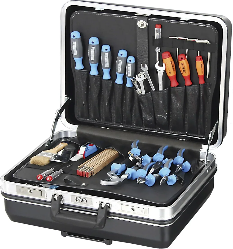 Werkzeugkoffer BUDGET 5075 XXL-37 Liter, mit abnehmbarem Rollensystem