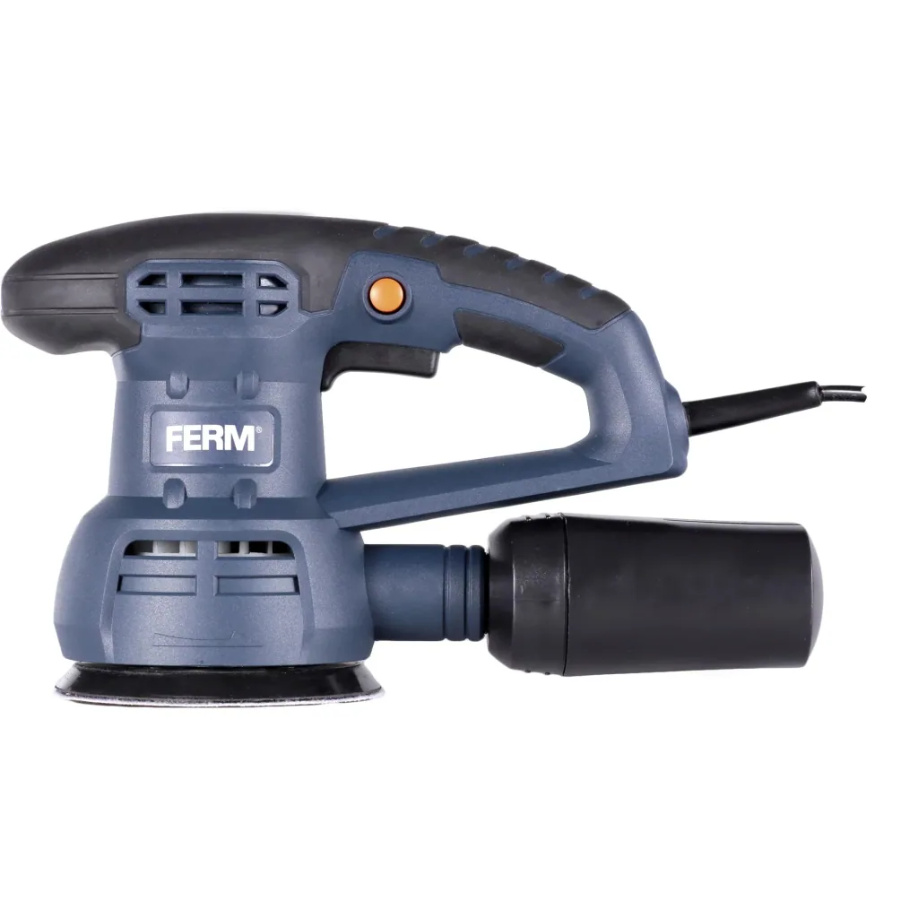 ESM1010 Exzenterschleifer 430W - 125mm - Variable Geschwindigkeitskontrolle - Soft Griff - Inkl. 6 Stück Schleifpapier u