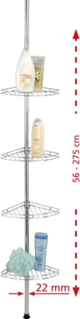 Teleskop Duschecke Edelstahl