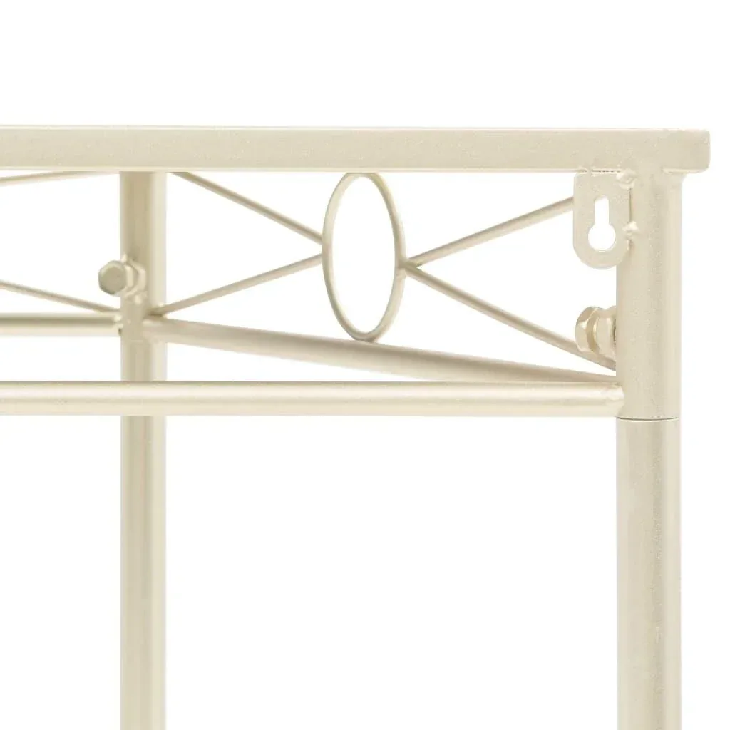 Beistelltisch Vintage-Stil 87x34x73 cm Metall gold