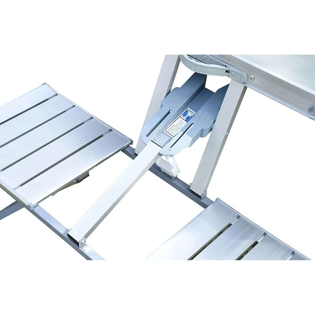 Alu Campingtisch Picknick 4-Sitzer klappbar silber