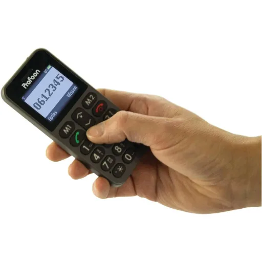 Mobiltelefon 1.8" Grosstastentelefon Dunkelgrau