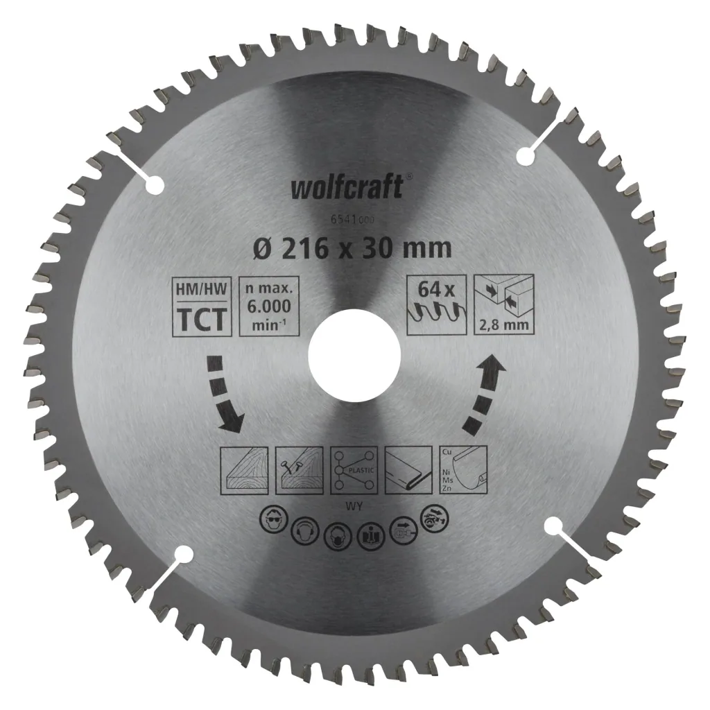 HM-Sägeblatt 216 x 30 x 2,8 mm