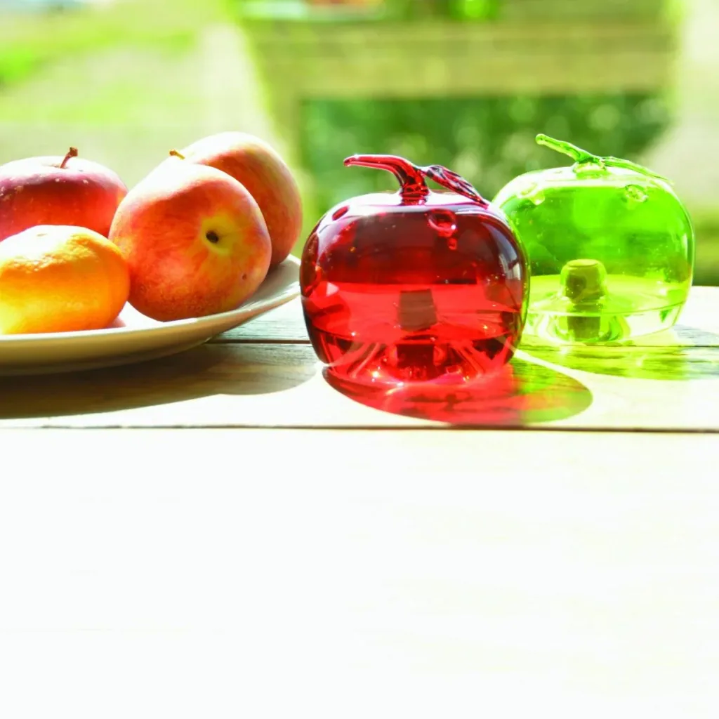 Fruchtfliegenfalle Apfel sortiert