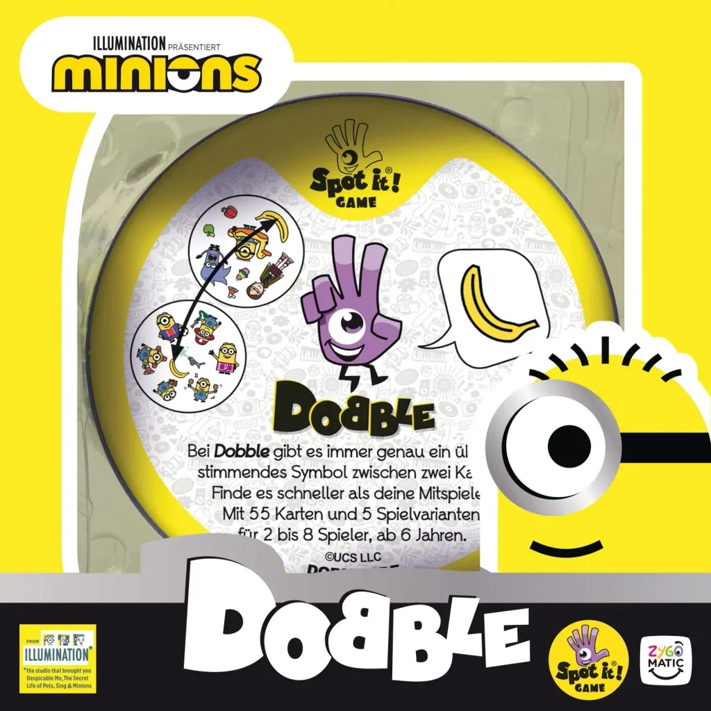 Gesellschaftsspiel Dobble Minions