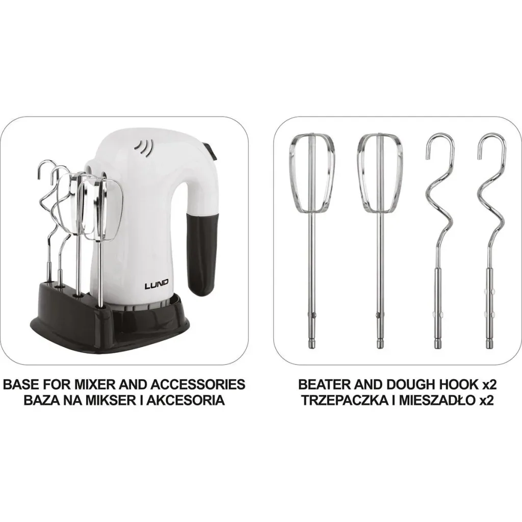 Stabmixer - 200W - 5 Geschwindigkeitsstufen - 230V