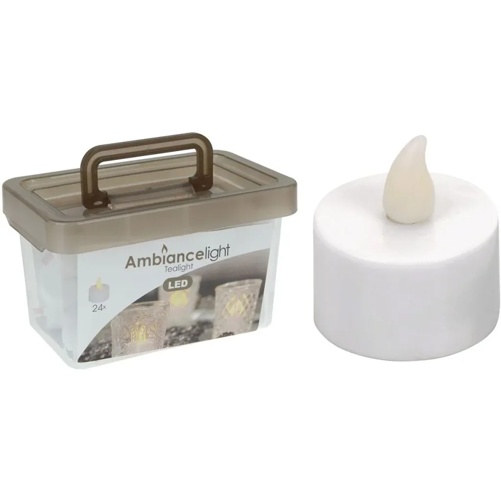 Set Teelichter LED - XXXL SET mit 168 Stück - INKLUSIVE Batterien