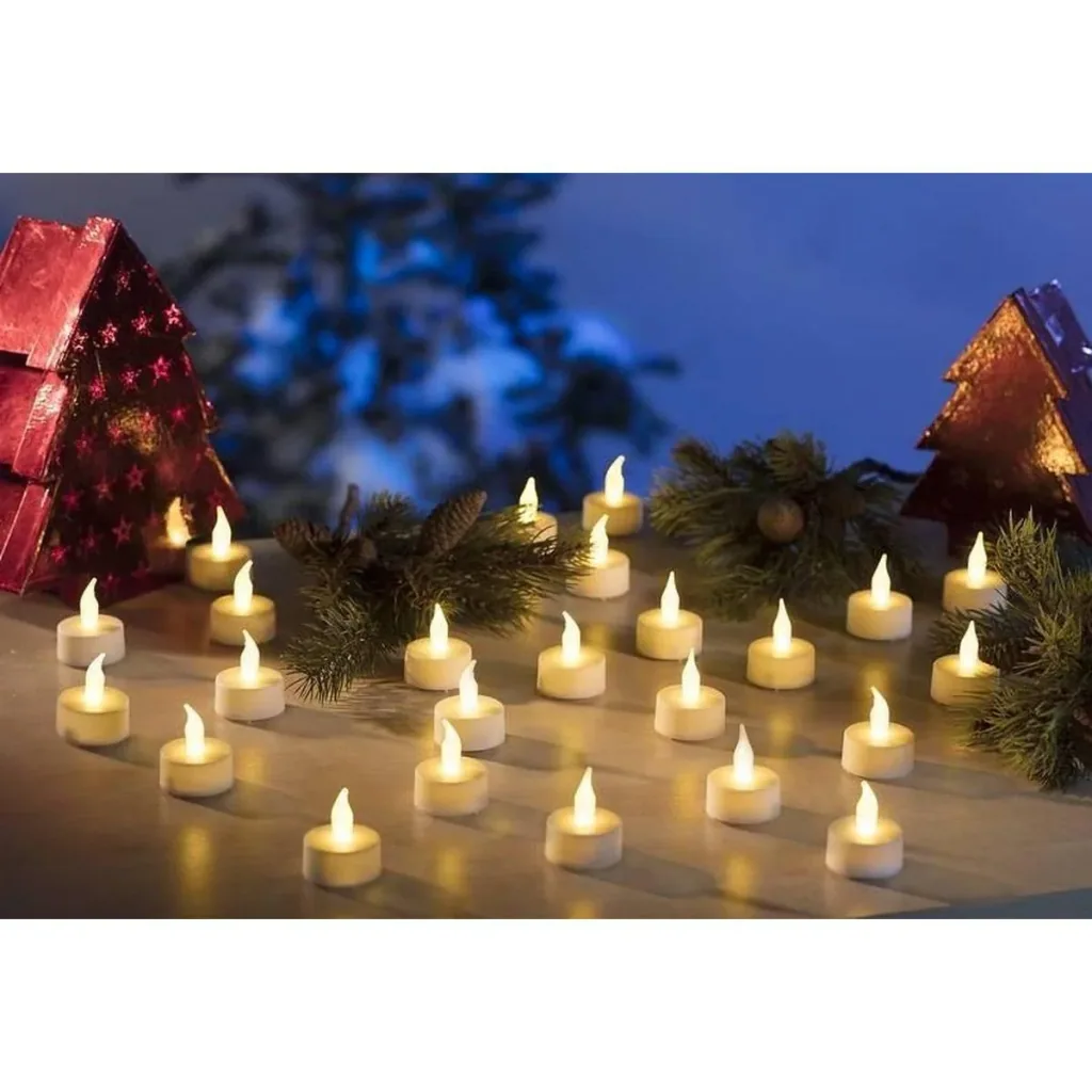Set Teelichter LED - XXXL SET mit 168 Stück - INKLUSIVE Batterien