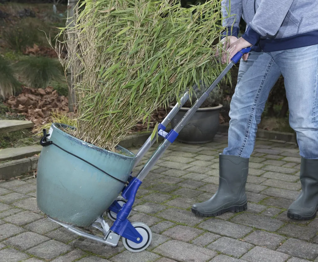 Transportkarre, klappbar mit Aluminiumschaufel, Tragekraft 70 kg