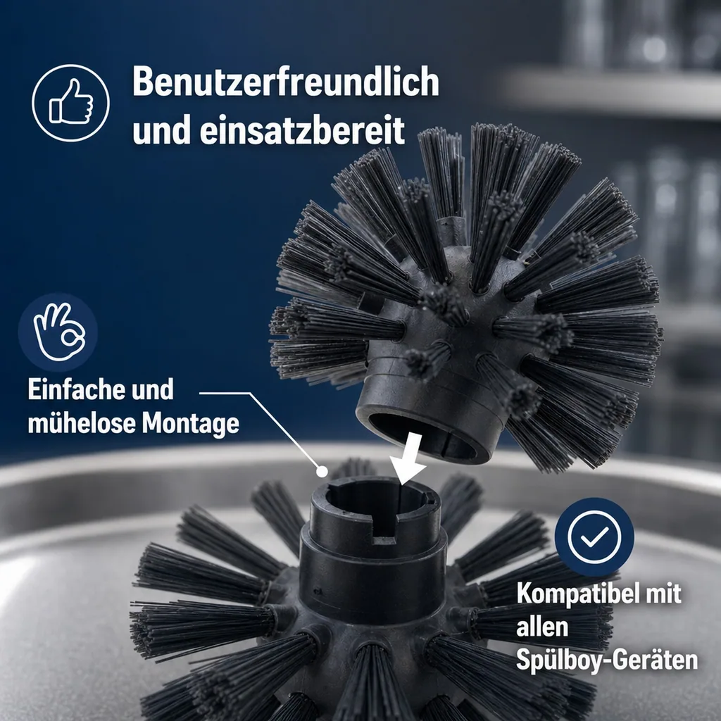 Bürstenkopf für SPÜLBOY Gläserspüler