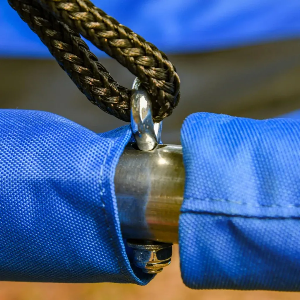 Nestschaukel für Kinder blau, schwarz